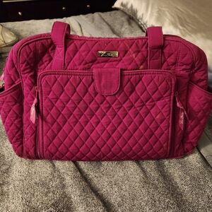 Vera Bradley Pink Quilted Baby Bag